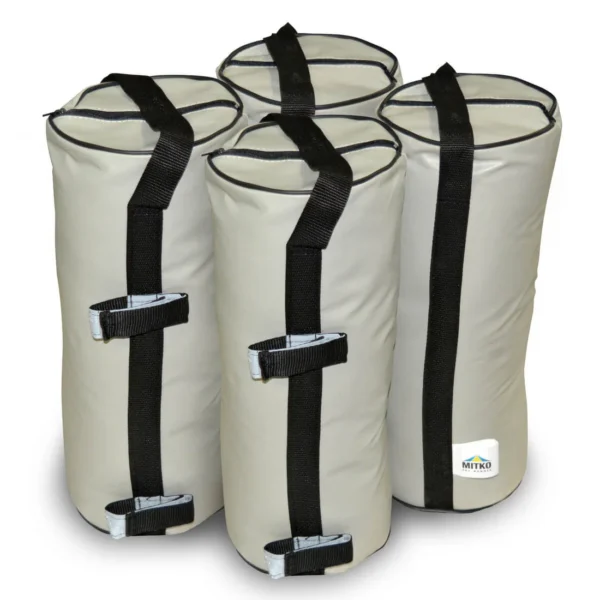 4 zandgewichten van 16 kg voor vouwtenten 2x2, 2x3, 2x4, 3x3 en 4x4