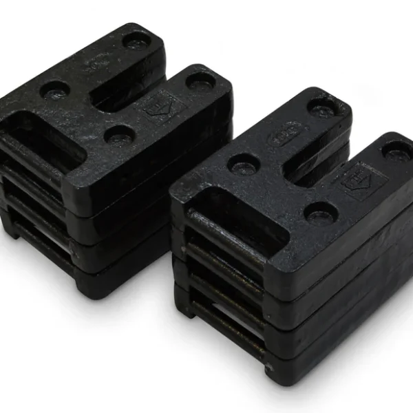 8 ijzeren gewichten van 16 kg voor vouwtent 3x4,5 en 4x6