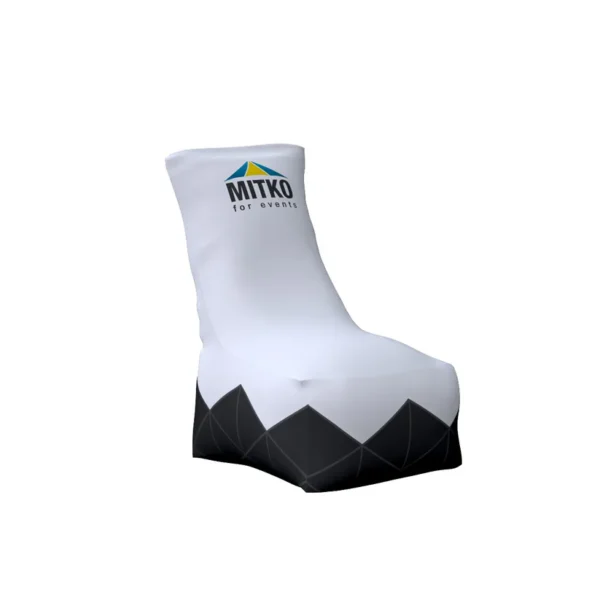 Vierkant reclame stoel met een willekeurige bedrukking: Polyester