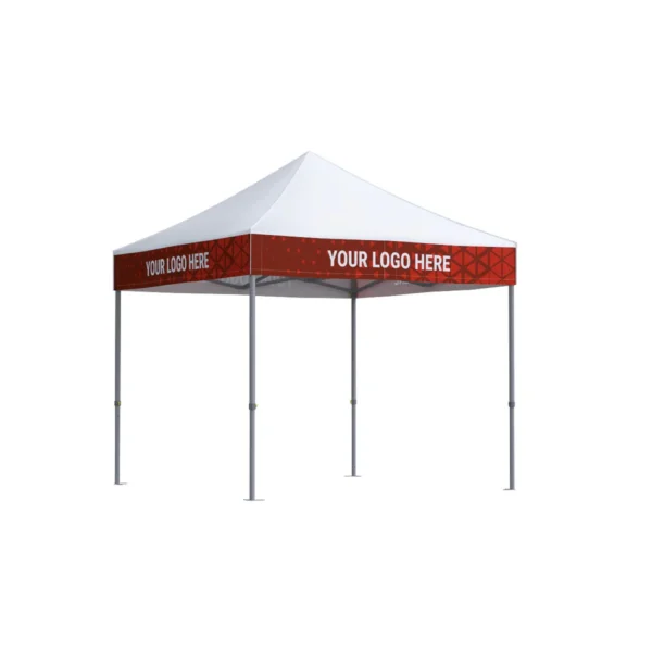 Vouwtent 3x3 Octa Pro LED met bedrukking van 4 dakvlakken: Polyester