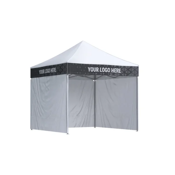Vouwtent 3x3 Octa Go met bedrukking van 4 dakvlakken + 3 zijwanden zonder bedrukking: Polyester