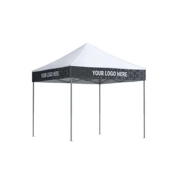 Vouwtent 3x3 Octa Go met bedrukking van 4 dakvlakken: Polyester