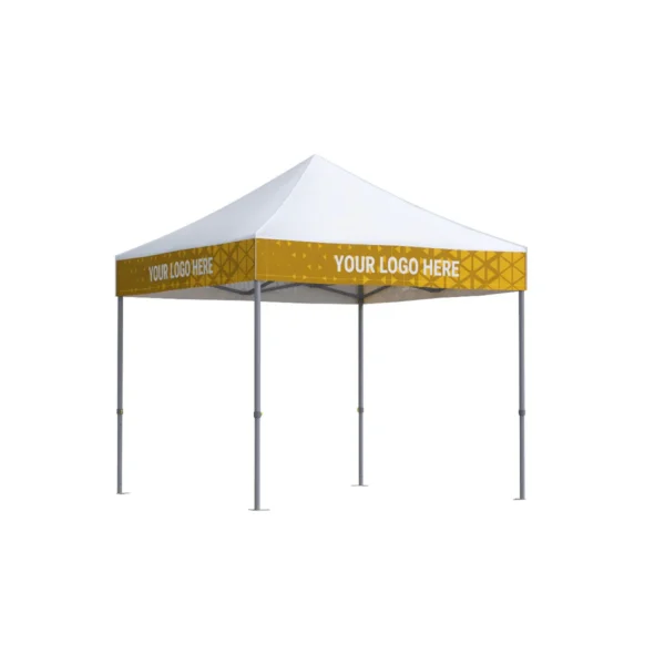 Vouwtent 3x3 Octa Pro met bedrukking van 4 dakvlakken: Polyester
