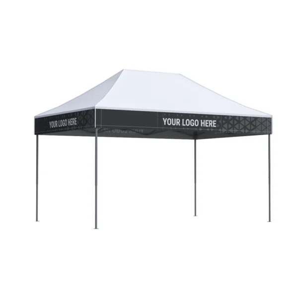 Vouwtent 3x4,5 Octa Go met bedrukking van 4 dakvlakken: Polyester