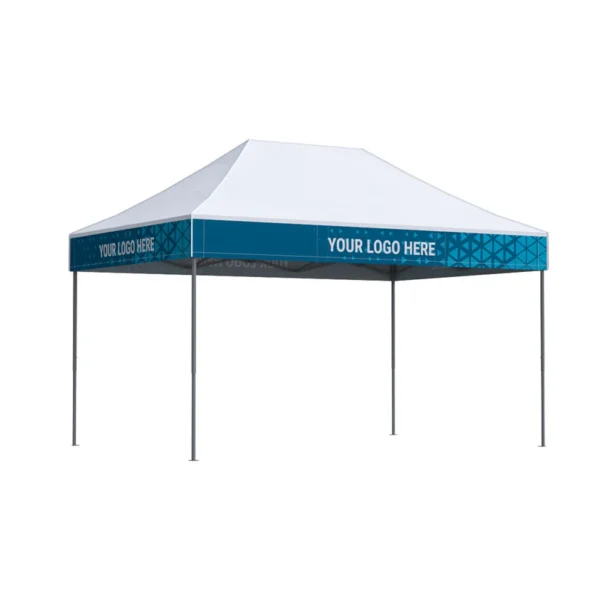 Vouwtent 3x4,5 Octa Optima II met bedrukking van 4 dakvlakken: Polyester