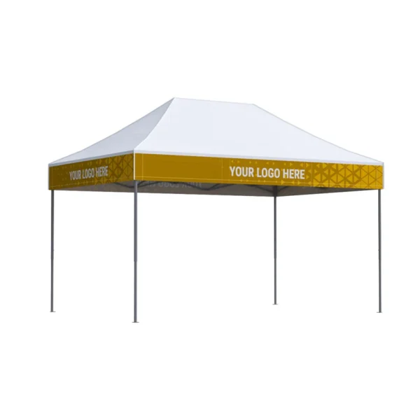 Vouwtent 3x4,5 Octa Pro met bedrukking van 4 dakvlakken: Polyester