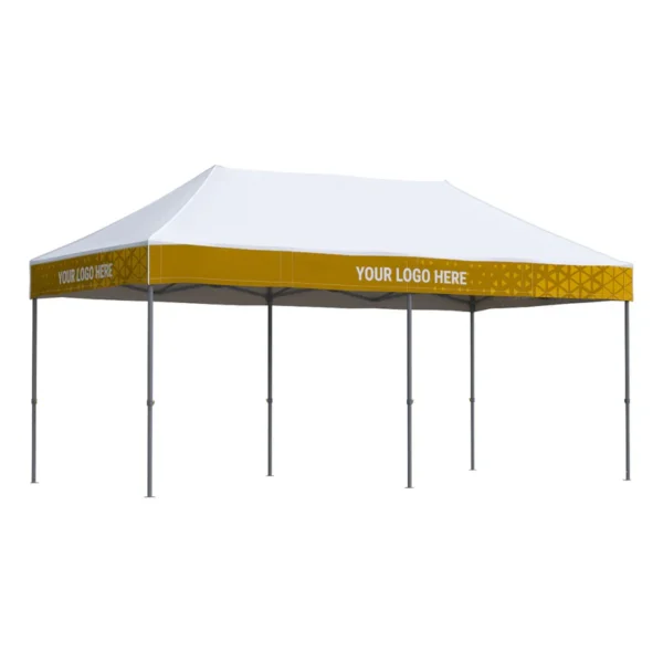 Vouwtent 3x6 Octa Pro met bedrukking van 4 dakvlakken: Polyester