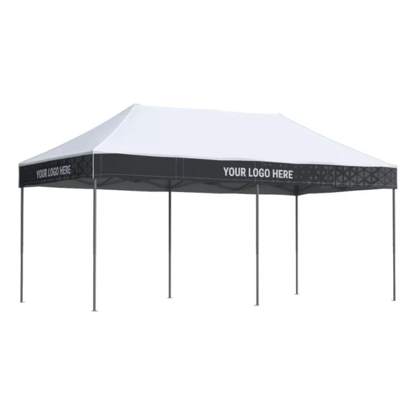 Vouwtent 3x6 Octa Go met bedrukking van 4 dakvlakken: Polyester