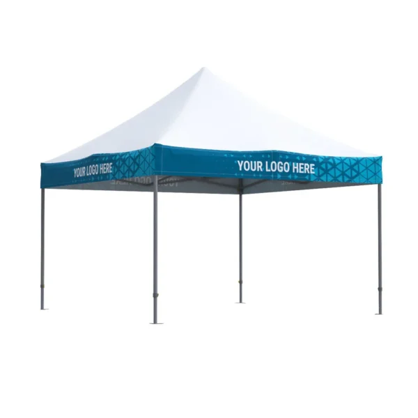 Nůžkový stan 4×4 Octa Pro s potiskem 4 střešních límců: Polyester
