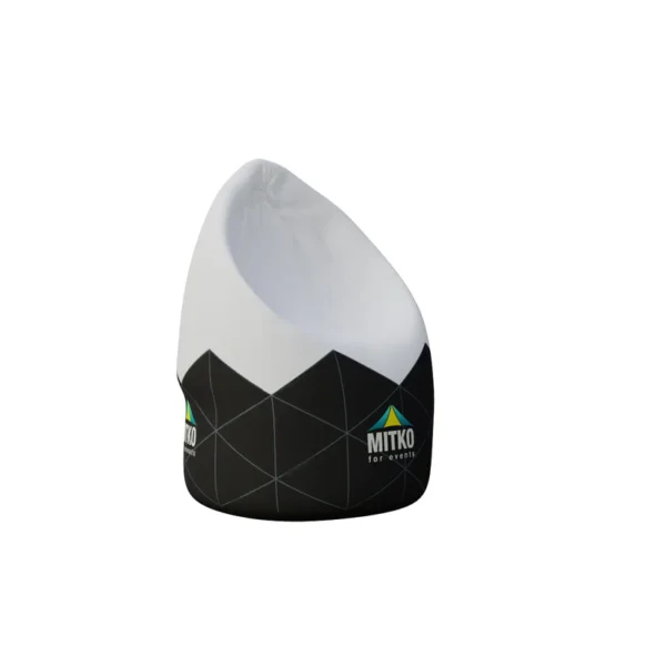 Zitzak S (75 cm) met een willekeurige bedrukking: Polyester